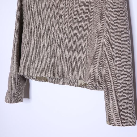 BA&SH Blanche Blazer Beige Cropped Long Sleeves Lady Jacket Women's 1/US 4 - Picture 11 of 15